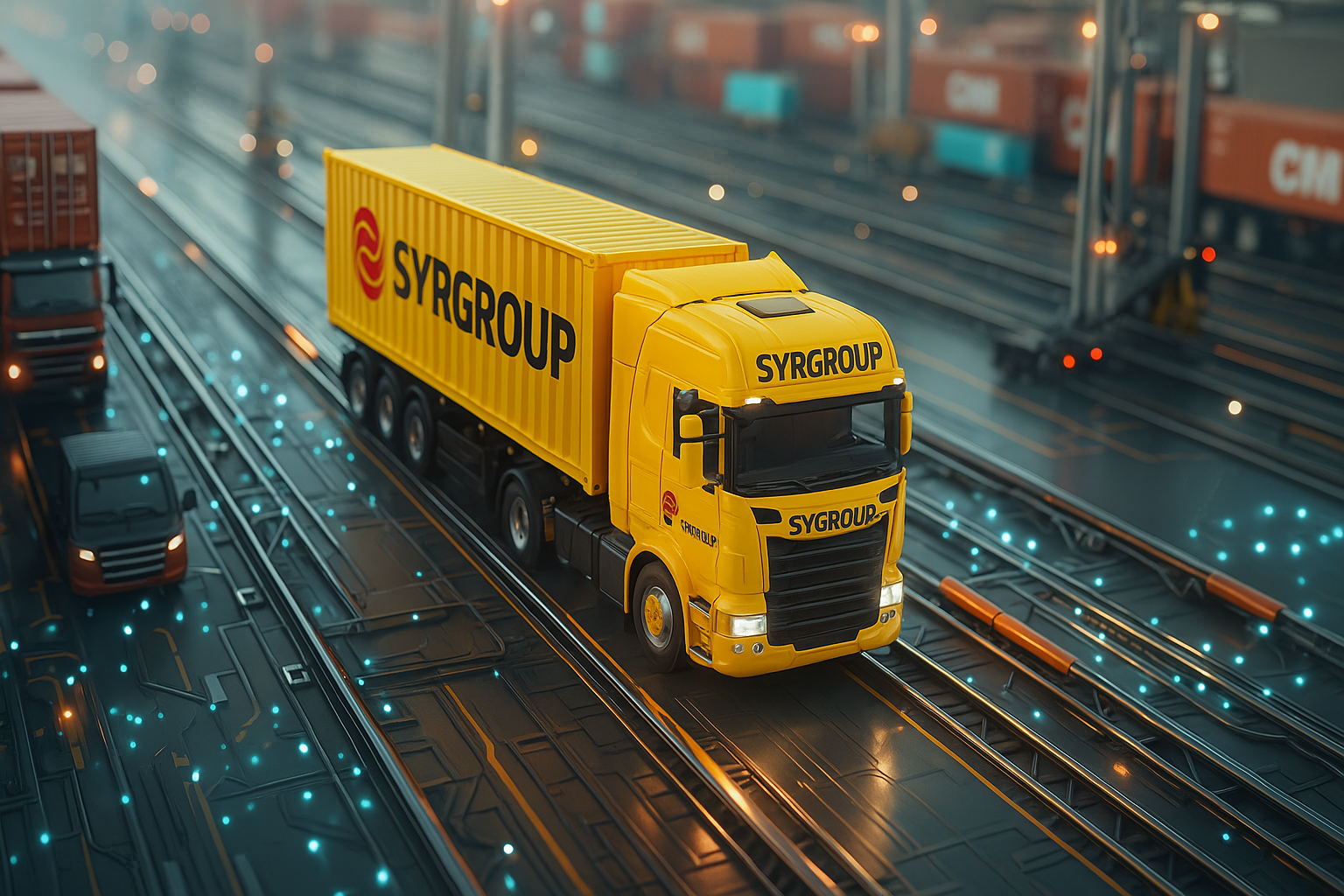 Transporte terrestre de contenedores: cómo SYRGROUP conecta Valencia, Barcelona, Zaragoza, Madrid y Algeciras